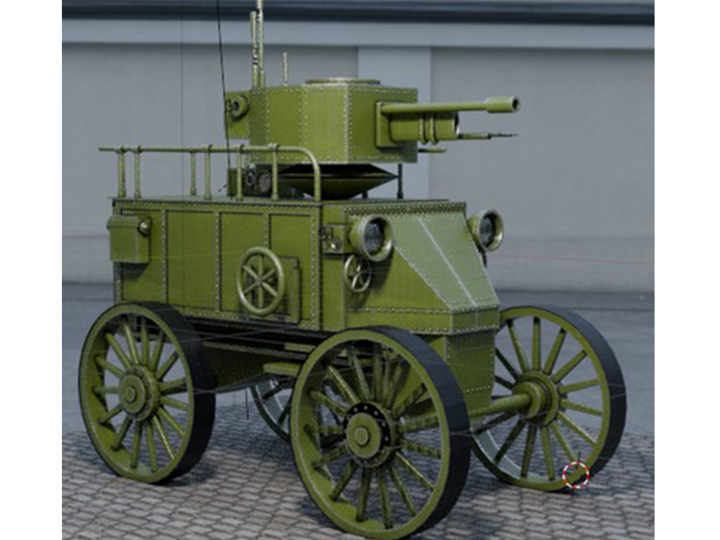 Rendu char steampunk (1 ere guerre mondiale)