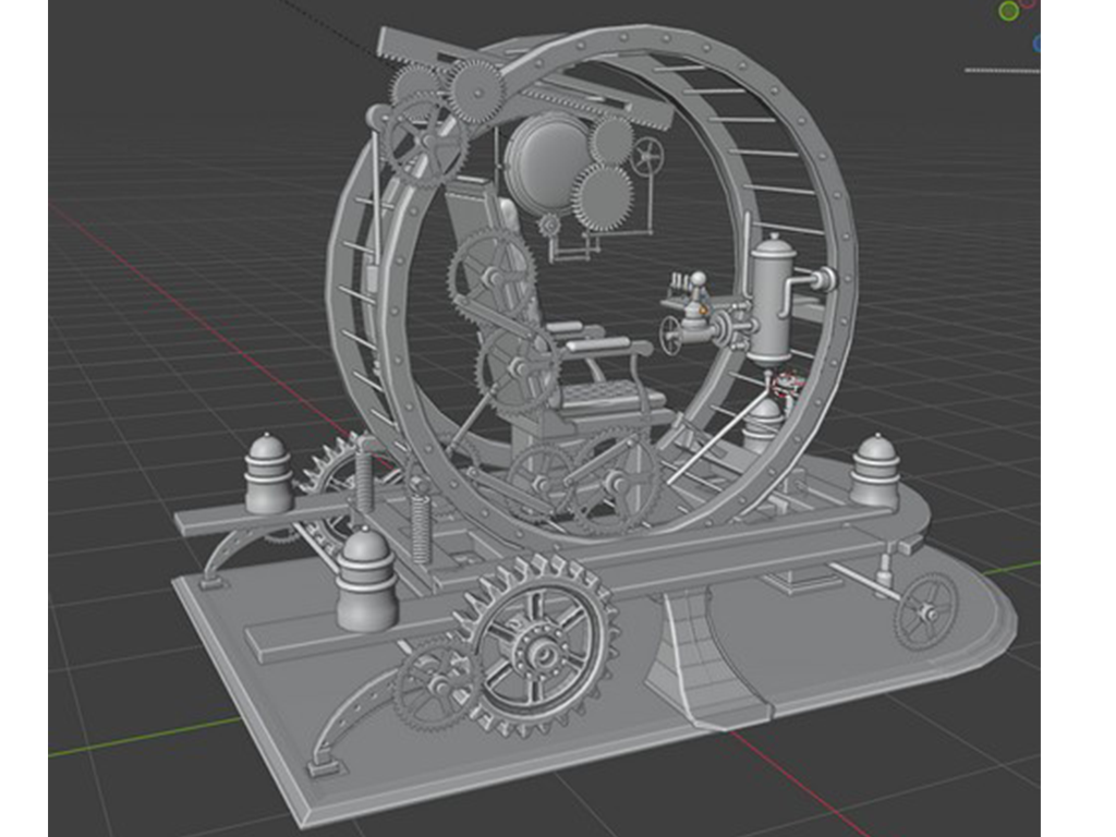 Rendu caché de la machine a remonter le temps
